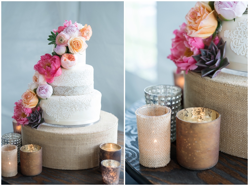 Destination Park City Wedding | Kristina Curtis Photography Culinary Crafts, lace wedding cake, garden roses