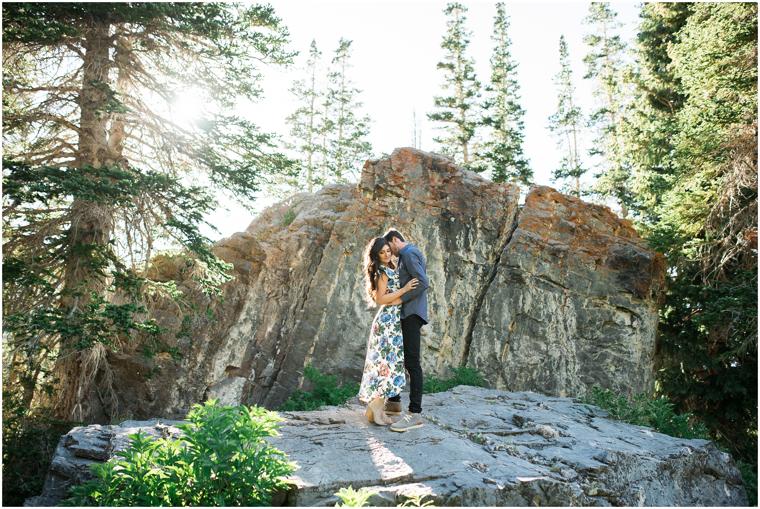 Utah mountain engagements, floral print dress and navy, rock scape engagements, destination engagements, Utah wedding photographers, Utah wedding photographer, Utah wedding photography, Utah county wedding photography, Utah county wedding photographer, salt lake city photographers, salt lake city wedding photography, salt lake photographers, salt lake city photographers, photographers in Utah, Utah photography, photography Utah, photographer Utah, Kristina Curtis photography, Kristina Curtis Photographer, www.kristinacurtisphotography.com