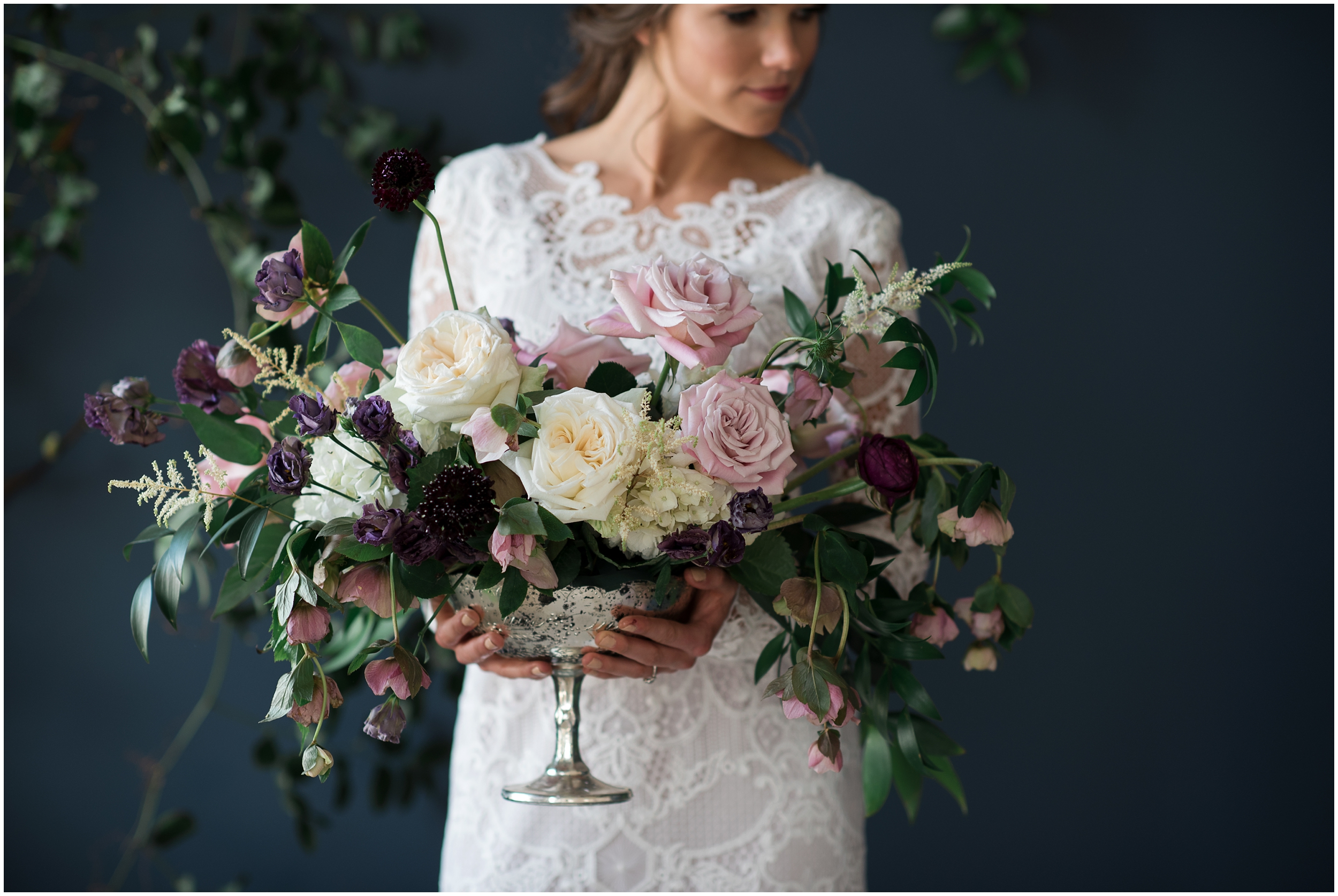 Studio bridals, navy suit, jewel tone flowers, lace dress, lace wedding dress, formal dinning setting, long wedding hair, formal wedding hair, Utah wedding photography, Utah county wedding photography, Utah county wedding photographer, salt lake city photographers, salt lake city wedding photography, salt lake photographers, salt lake city photographers, photographers in Utah, Utah photography, photography Utah, photographer Utah, Kristina Curtis photography, Kristina Curtis Photographer, www.kristinacurtisphotography.com