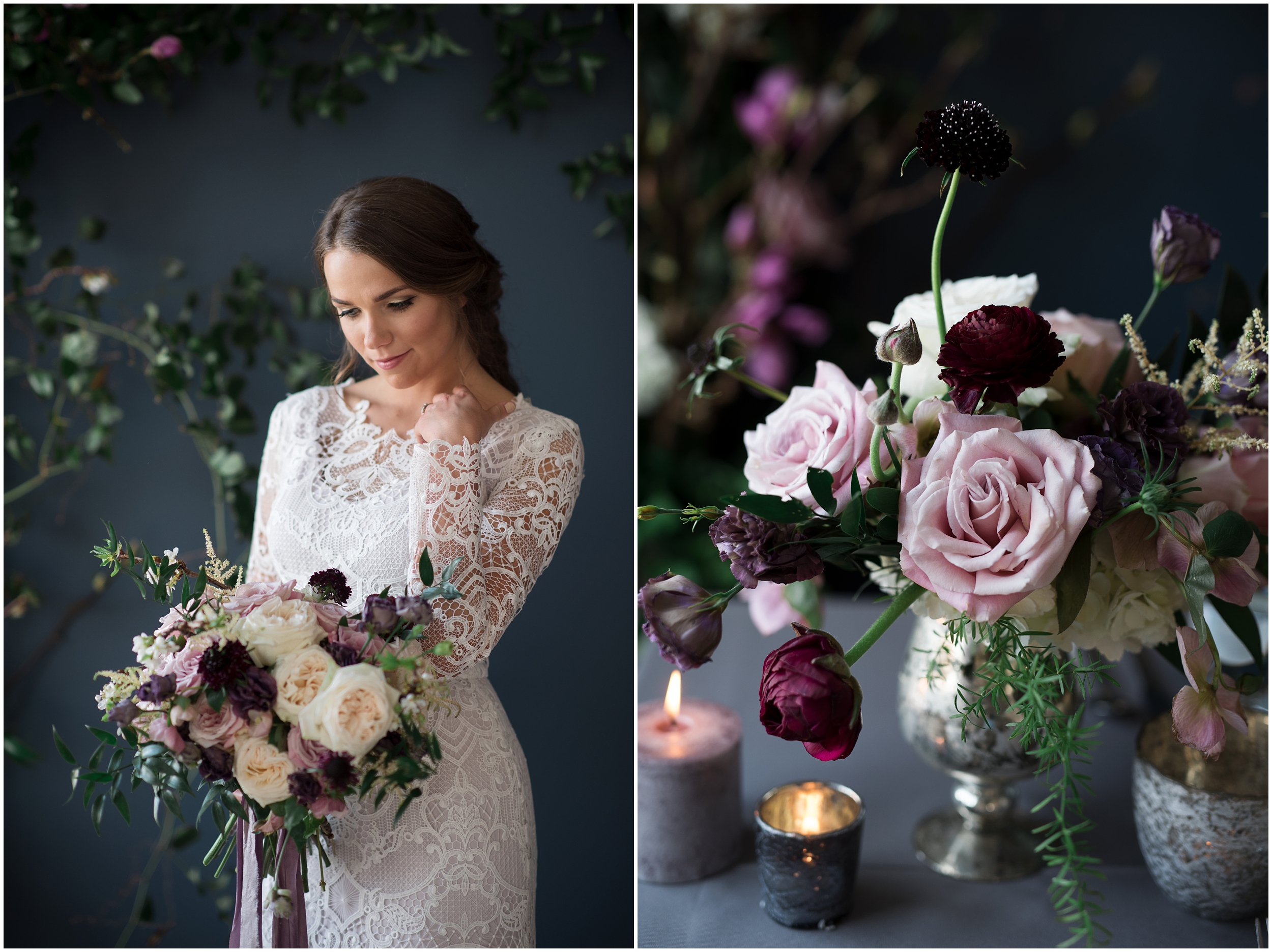 Studio bridals, navy suit, jewel tone flowers, lace dress, lace wedding dress, formal dinning setting, long wedding hair, formal wedding hair, Utah wedding photography, Utah county wedding photography, Utah county wedding photographer, salt lake city photographers, salt lake city wedding photography, salt lake photographers, salt lake city photographers, photographers in Utah, Utah photography, photography Utah, photographer Utah, Kristina Curtis photography, Kristina Curtis Photographer, www.kristinacurtisphotography.com