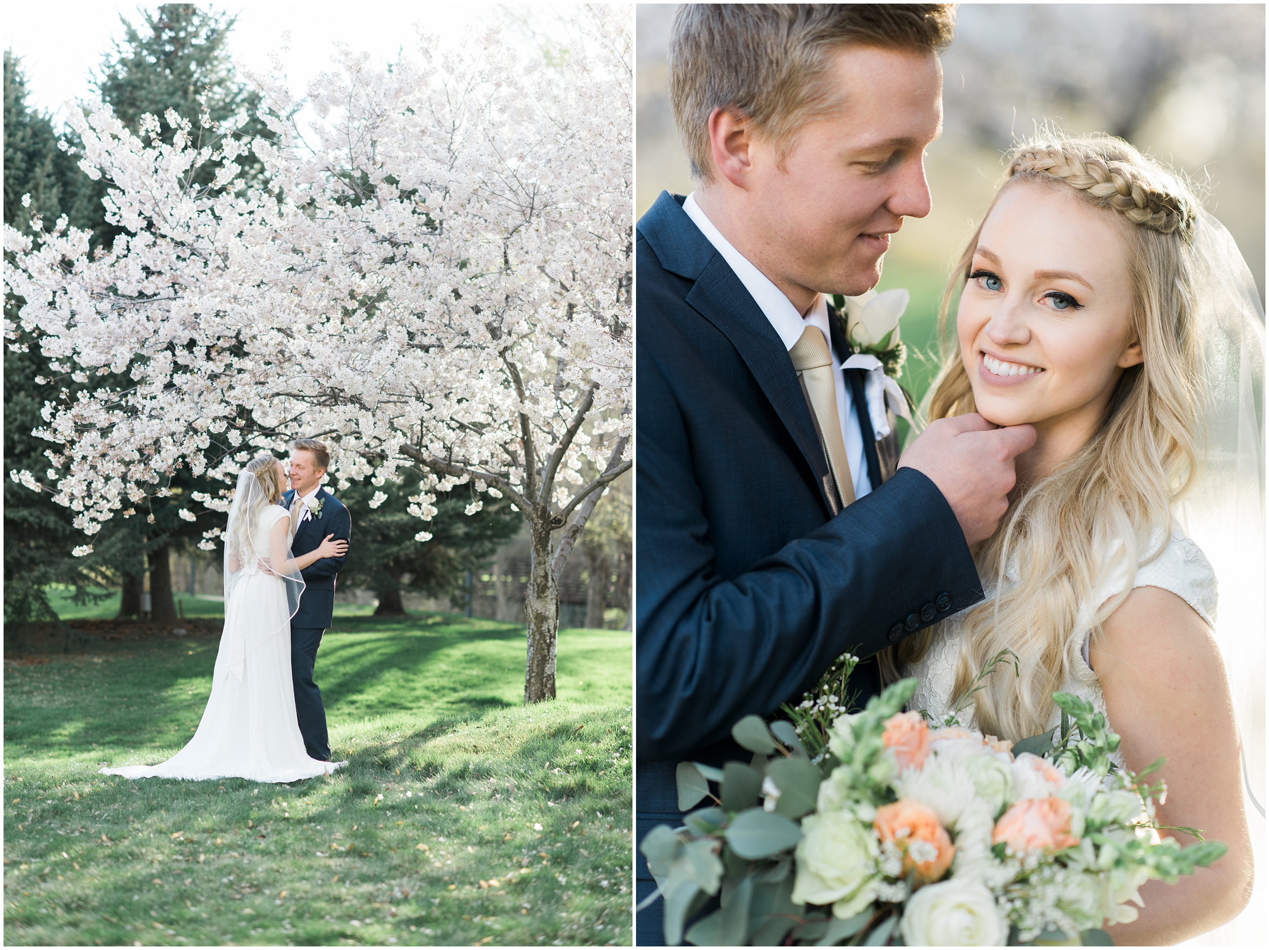 Kristina Curtis, blush flowers, spring blossoms photos, spring engagements, outdoor engagements, long veil, blush and navy wedding, spring outdoor engagements, photographers in Utah, Utah family photographer, family photos Utah, Kristina Curtis photography, Kristina Curtis Photographer, www.kristinacurtisphotography.com