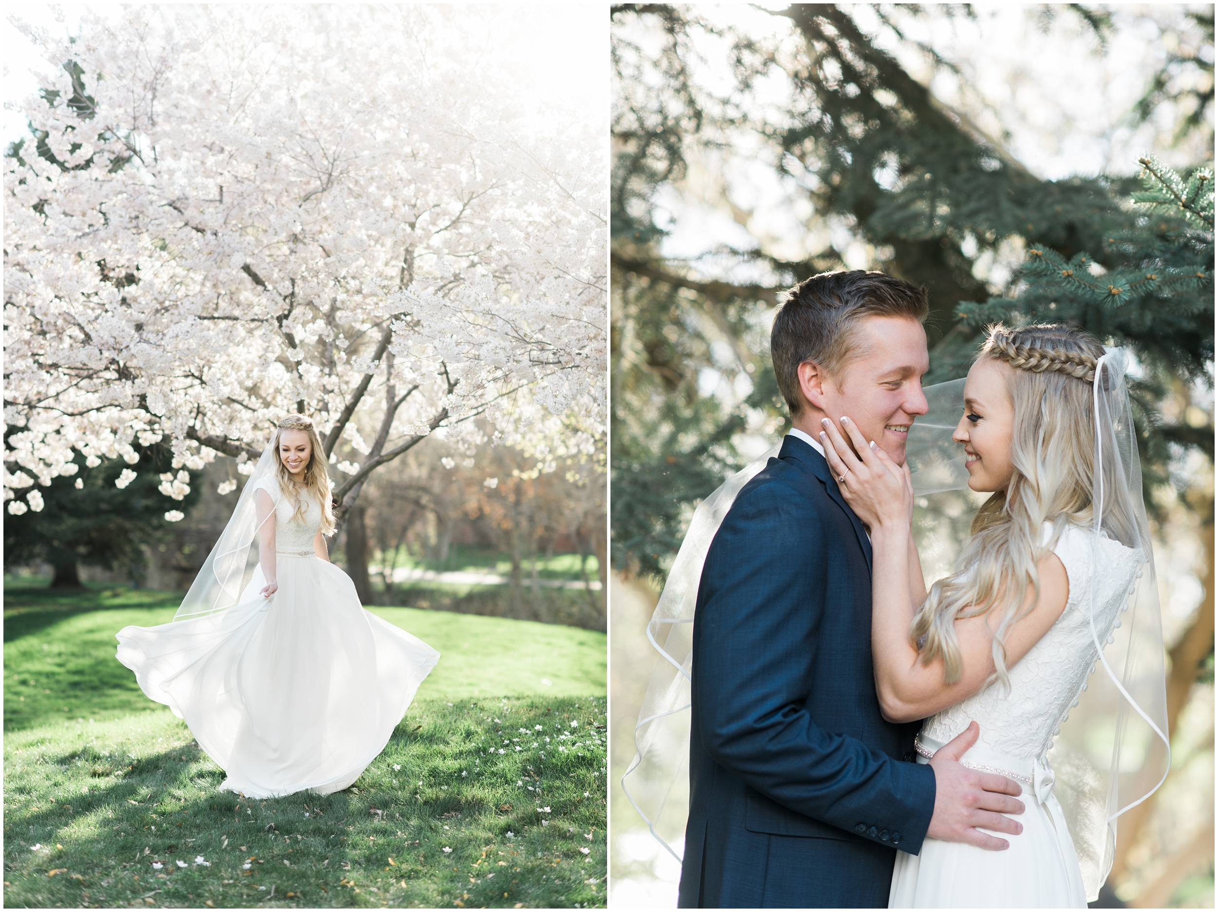 Kristina Curtis, blush flowers, spring blossoms photos, spring engagements, outdoor engagements, long veil, blush and navy wedding, spring outdoor engagements, photographers in Utah, Utah family photographer, family photos Utah, Kristina Curtis photography, Kristina Curtis Photographer, www.kristinacurtisphotography.com