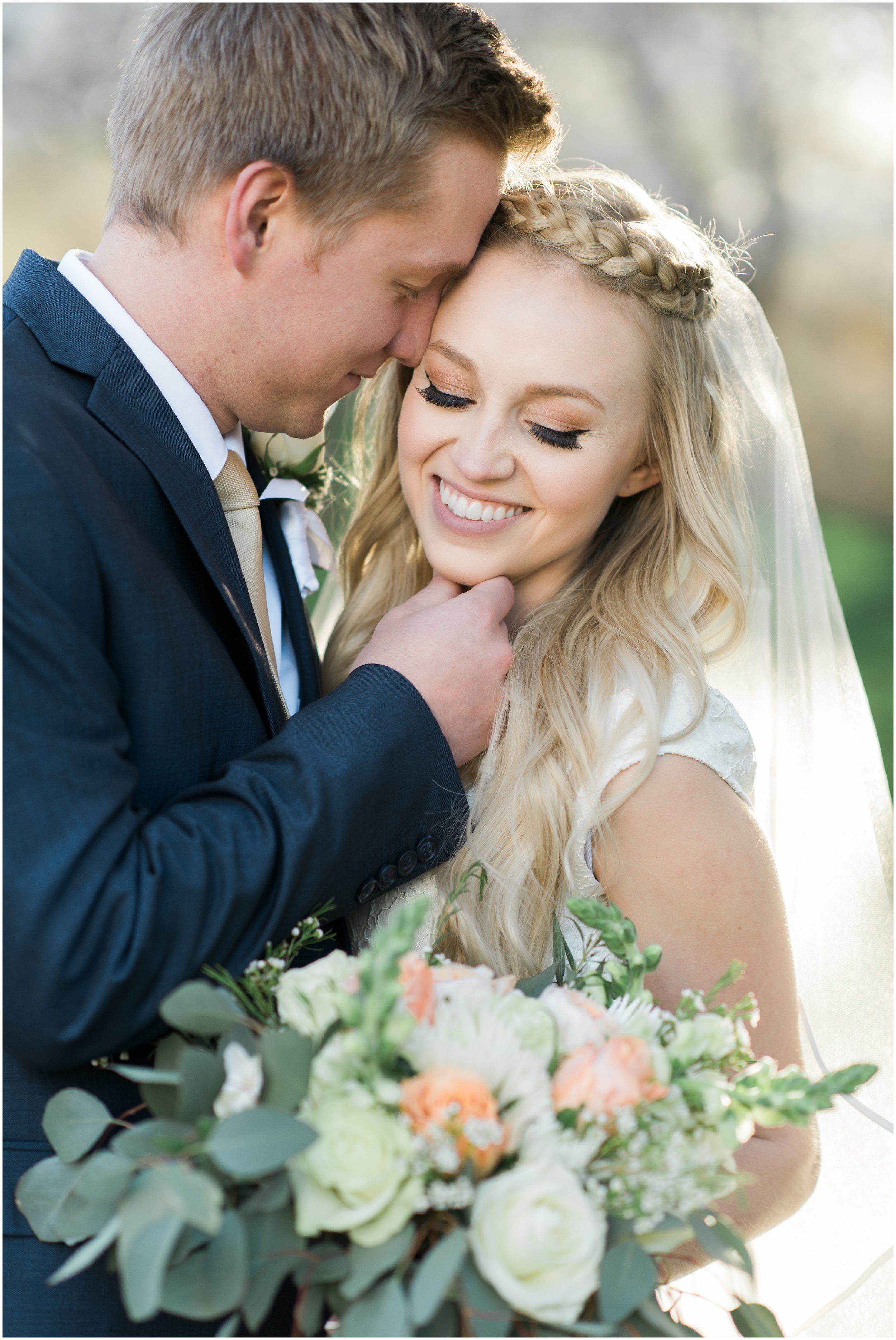 Kristina Curtis, blush flowers, spring blossoms photos, spring engagements, outdoor engagements, long veil, blush and navy wedding, spring outdoor engagements, photographers in Utah, Utah family photographer, family photos Utah, Kristina Curtis photography, Kristina Curtis Photographer, www.kristinacurtisphotography.com