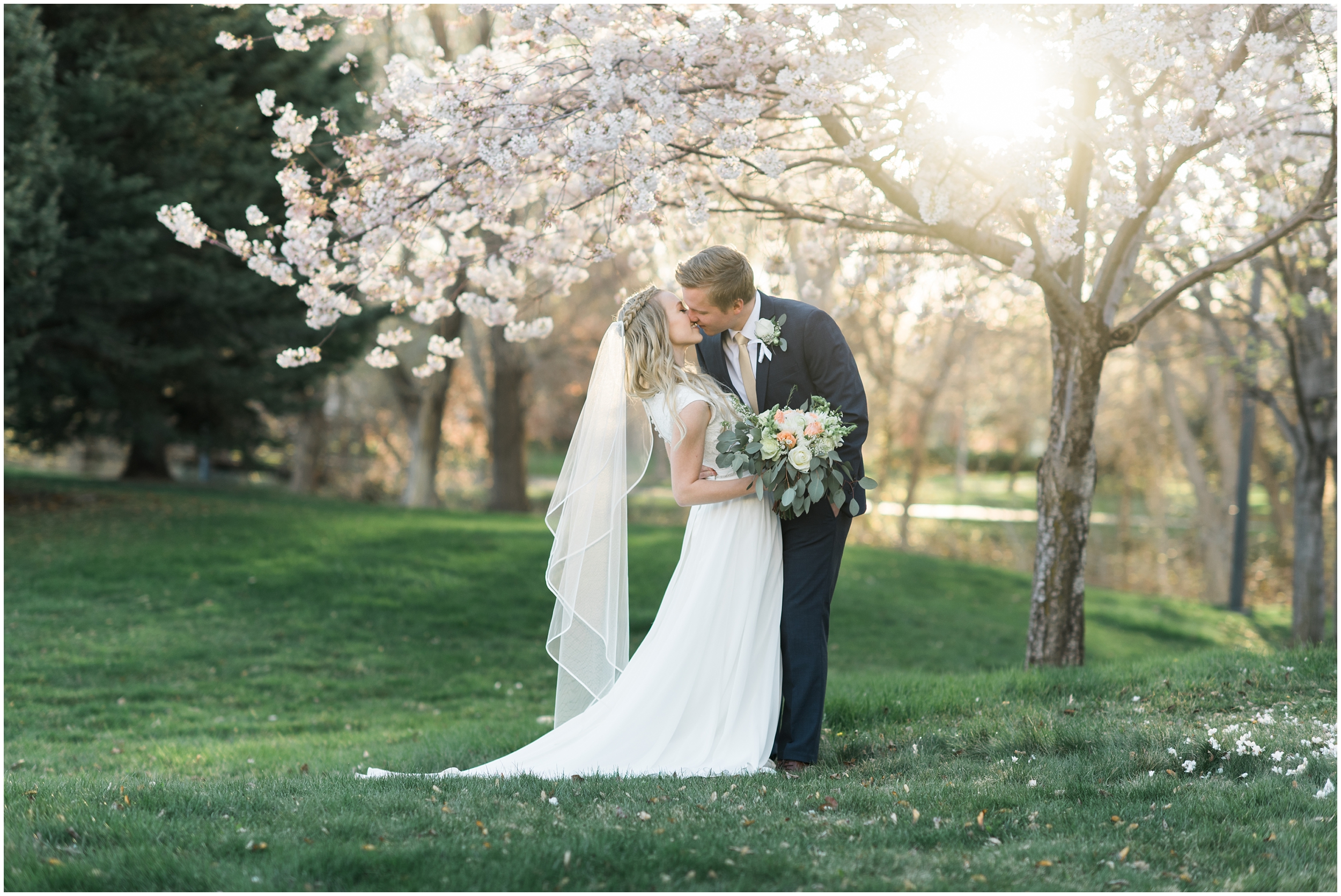 Kristina Curtis, blush flowers, spring blossoms photos, spring engagements, outdoor engagements, long veil, blush and navy wedding, spring outdoor engagements, photographers in Utah, Utah family photographer, family photos Utah, Kristina Curtis photography, Kristina Curtis Photographer, www.kristinacurtisphotography.com