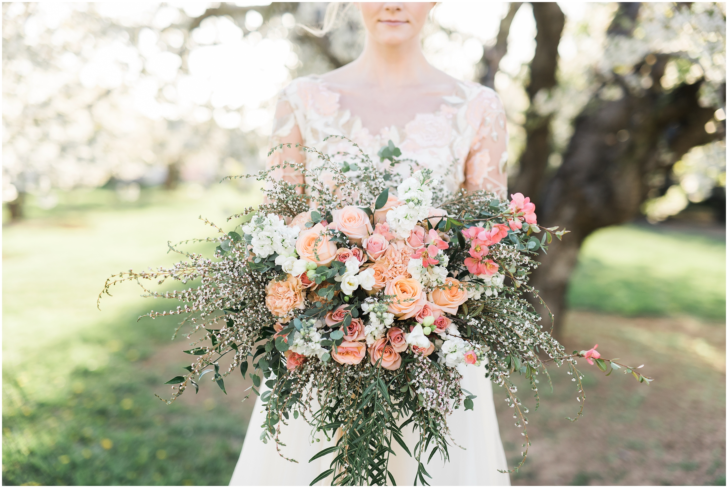 Pink floral wedding dress, pink bouquet, blush bouquet, outdoor bridals, wedding inspiration, blush wedding inspiration, Kristina Curtis, blush flowers, spring blossoms photos, spring bridals, outdoor bridals, floral wedding dress, blush wedding, spring outdoor bridals, photographers in Utah, Utah family photographer, family photos Utah, Kristina Curtis photography, Kristina Curtis Photographer, www.kristinacurtisphotography.com