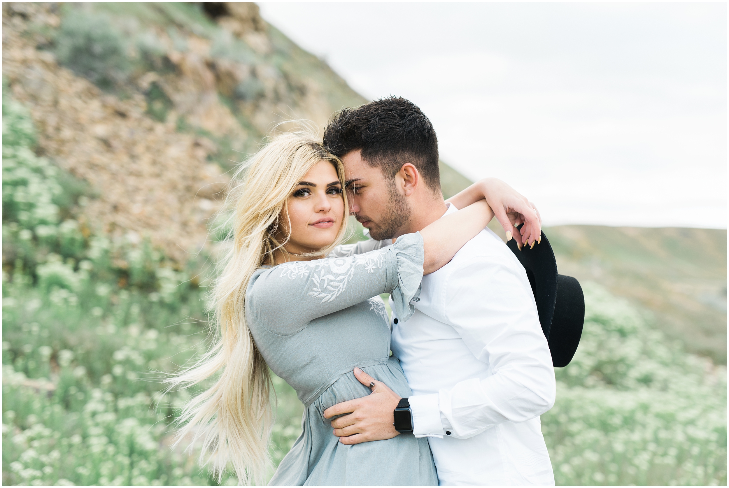 Meadow engagements, wildflower engagements, Utah mountaintop engagements, Utah mountain side engagements, green meadow engagements, Utah outdoor engagements, mountainside engagements, mountaintop engagements, family photographers in Utah, Utah family photographer, family photos Utah, Kristina Curtis photography, Kristina Curtis Photographer, www.kristinacurtisphotography.com