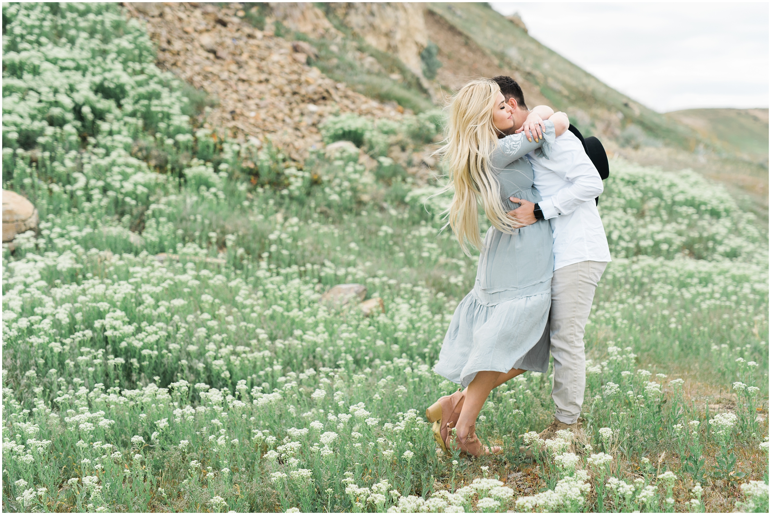 Meadow engagements, wildflower engagements, Utah mountaintop engagements, Utah mountain side engagements, green meadow engagements, Utah outdoor engagements, mountainside engagements, mountaintop engagements, family photographers in Utah, Utah family photographer, family photos Utah, Kristina Curtis photography, Kristina Curtis Photographer, www.kristinacurtisphotography.com